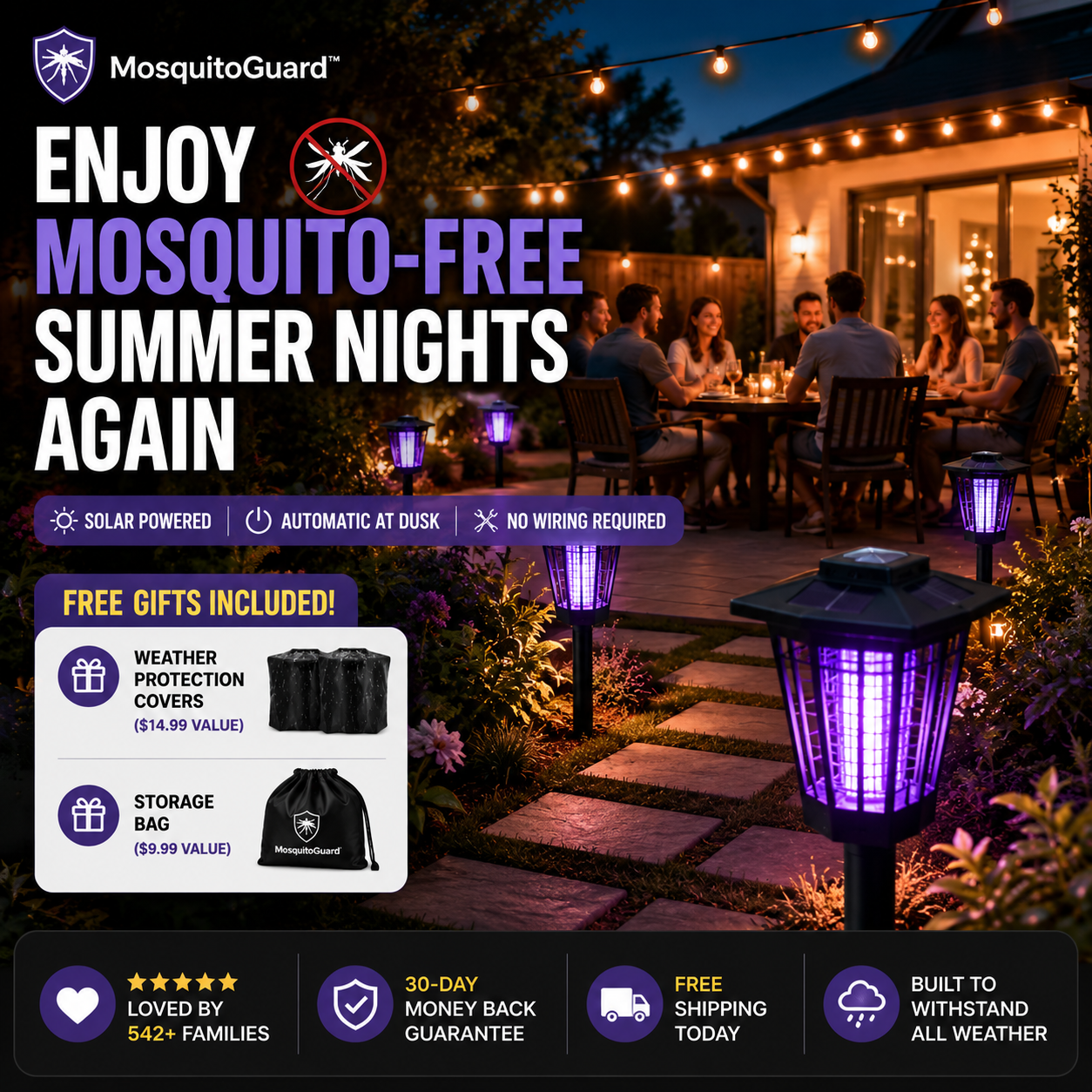 MosquitoGuard™ Solar Light