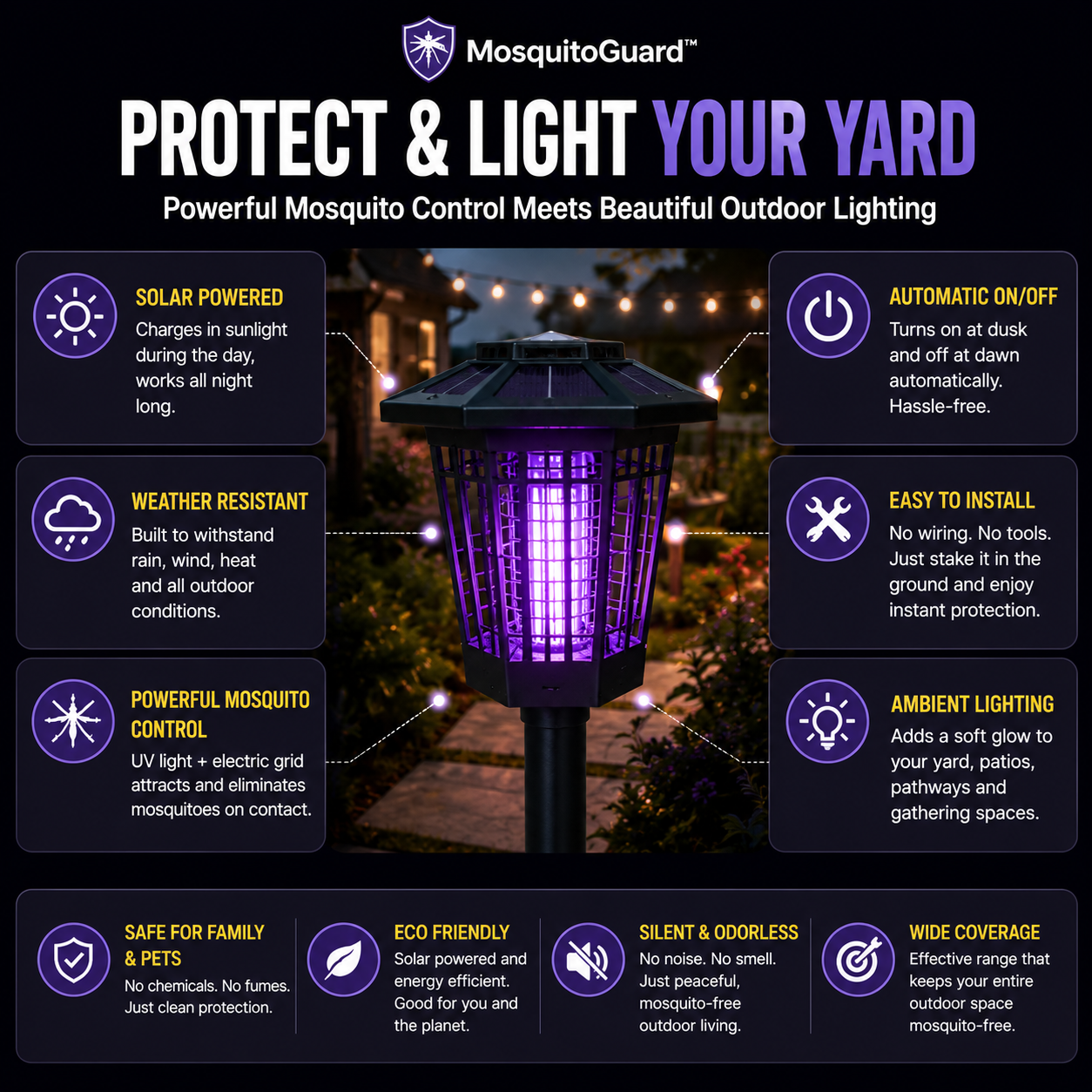 MosquitoGuard™ Solar Light