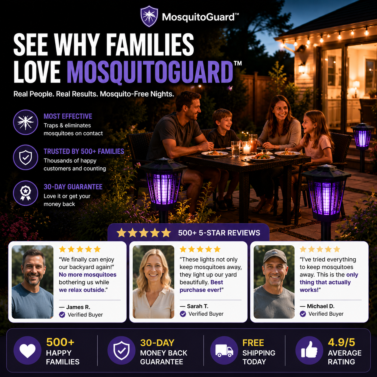 MosquitoGuard™ Solar Light