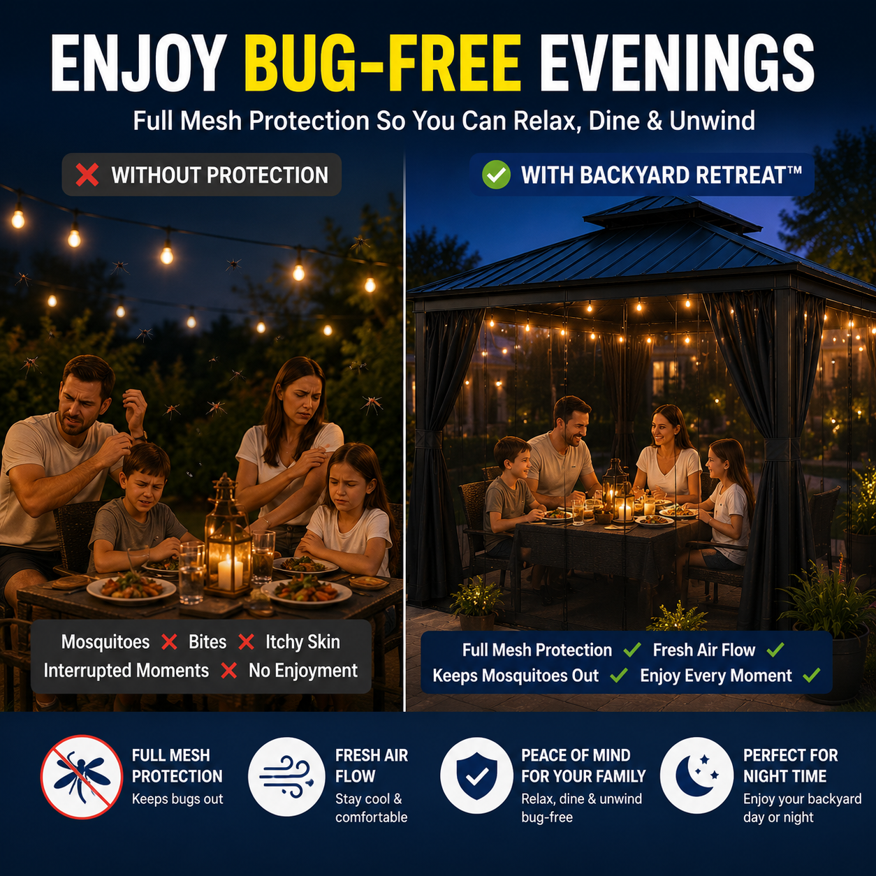Backyard Retreat™ Gazebo